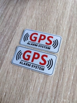 2 ШТ. НАКЛЕЙКА GPS ОТСЛЕЖИВАНИЯ СИСТЕМЫ СИГНАЛИЗАЦИИ КЛЕЙ ЛОГОТИП