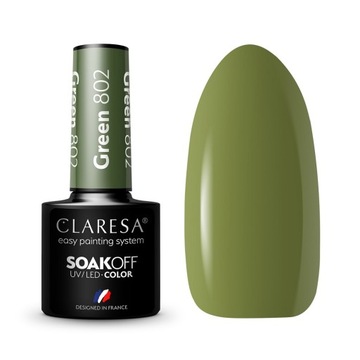CLARESA Soak Off UV/LED lakier hybrydowy 802 5g