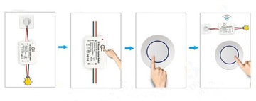 Беспроводной радиопередатчик, пульт дистанционного управления ВКЛ. ВЫКЛ.