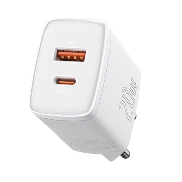 Baseus Compact ładowarka sieciowa 20W 3A PD QC 3.0