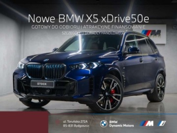 BMW X5 G05 SUV Plug-In Facelifting 3.0 50e 490KM 2026 BMW X5 xDrive50e 489 KM PHEV - Gotowy do Odbioru - M Pro - Kamera 360 - Hak