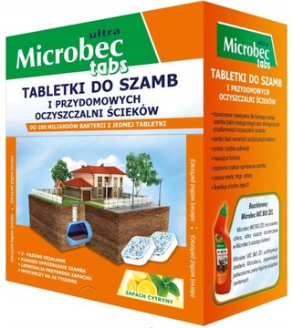 Bros Microbec Ultra TABLET для септиков БАКТЕРИИ!