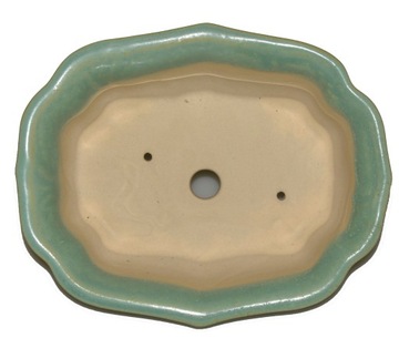 ПРЯМОУГОЛЬНЫЙ ГОРШОК ДЛЯ БОНСАЙ НА ПОДСТАВКЕ