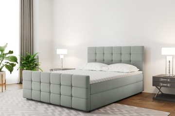Łóżko kontynentalne 160x200 boxspring materac