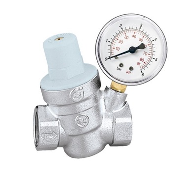 РЕДУКТОР ДАВЛЕНИЯ ВОДЫ 3/4 + МАНОМЕТР CALEFFI