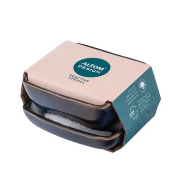 Miseczki 80 ml do sosów dipów przekąsek Altom Reactive Stripes Zestaw 2 szt