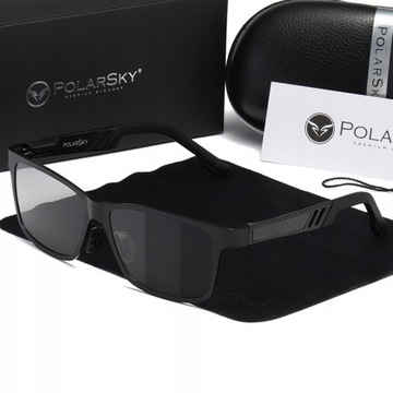 Okulary PolarSky FOTOCHROM carbon polarized