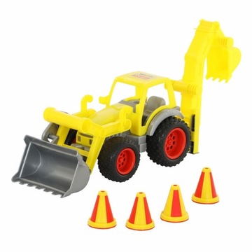 WADER Traktor koparko ładowarka z łyżką