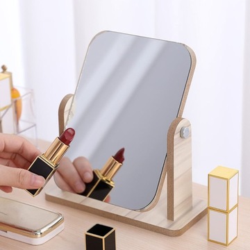 Настольное зеркало двухстороннее косметический декор