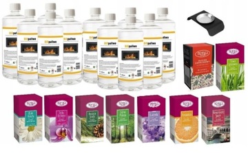 zestaw BIOPALIWO bioetanol 11L pojemnik 9 olejków do aromaterapii