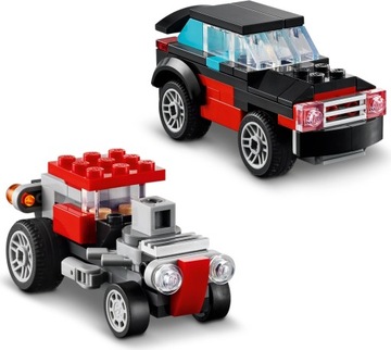 LEGO 31146 CREATOR ГРУЗОВИК 3 В 1 С ПЛАТФОРМОЙ И ВЕРТОЛЕТОМ