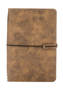 NOTATNIK NOTES RETRO PAMIĘTNIK A5 ekoskóra na prezent dla mamy pamiętnik