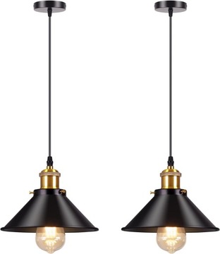 Lampa wisząca vintage E27 2szt