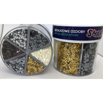 Блестящие украшения для шейкеров INTERDRUK