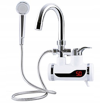 МГНОВЕННЫЙ ВОДОНАГРЕВАТЕЛЬ ДУШ 3000 Вт LCD