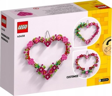 LEGO CREATOR BLOCKS 40638 ОРНАМЕНТ СЕРДЦЕ В ПОДАРОК ​​ЖЕНЩИНАМ ДЕВОЧКАМ 24Ч
