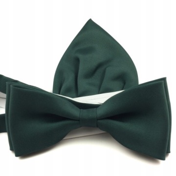 CIEMNA ZIELEŃ BUTELKOWA MUCHA MUSZKA Z POSZETKĄ