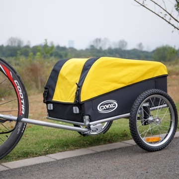 ТРАНСПОРТНЫЙ ВЕЛОСИПЕДНЫЙ ПРИЦЕП ПОДВЕСКА 120 Л ВЕЛОСИПЕДНЫЙ ПРИЦЕП