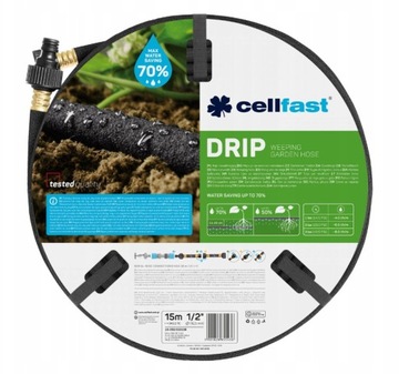 CELLFAST WĄŻ KROPELKOWY NAWADNIAJĄCY 1/2