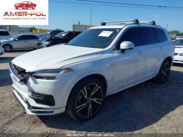 Volvo XC90 II 2019 Volvo XC 90 2019r, R-Design, 2.0L, 4x4 2.0 Benzyna 316KM