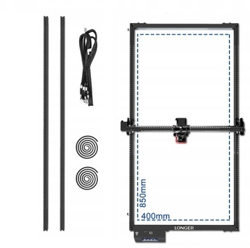 DŁUŻSZY RAY5 Wał przedłużający 5W/10W 400*850mm