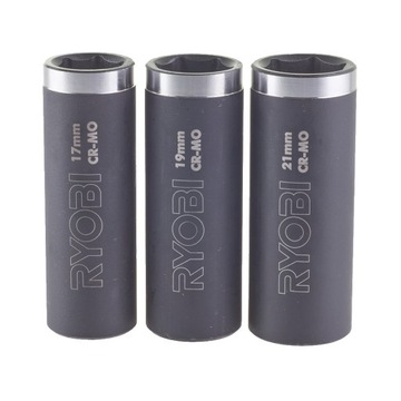 RYOBI R18IW3-120S УДАРНЫЙ гайковерт + 3xAku 2,0/4,0Ач + зарядное устройство + 2x РАЗЪЕМЫ