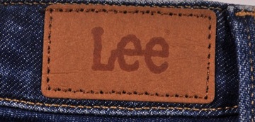 LEE spodnie SKINNY dark blue jeans SCARLETT PLUS SUPER HIGH _ W34 L33