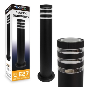 Lampa LED Ogrodowa 60cm zewnętrzna słupek stojąca E27 LED