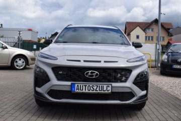 Hyundai Kona I Crossover Facelifting 1.0 T-GDI 120KM 2021 Hyundai Kona N-Line 1.0 Benzyna Hybryda, Niski Przebieg, BDB Stan, Bogata, zdjęcie 3