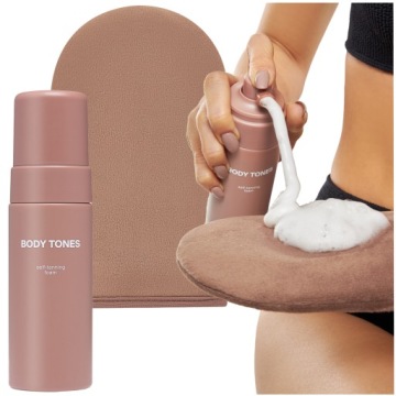 SAMOOPALACZ PIANKA samoopalająca nawilżająca OPALENIZNA Rękawica Body Tones