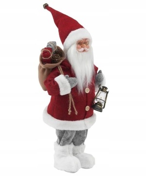 DUŻY MIKOŁAJ ŚWIĄTECZNY STOJĄCY 41cm