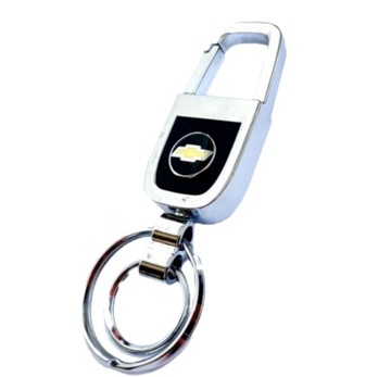 BRELOK DO KLUCZY CHEVROLET BRELOCZEK METAL SKÓRA
