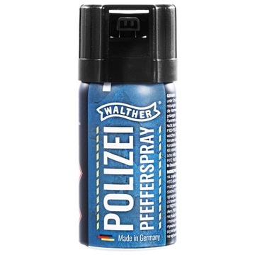 NIEMIECKI POLICYJNY GAZ PIEPRZOWY WALTHER Polizei 40 ml Stożek 10% OC