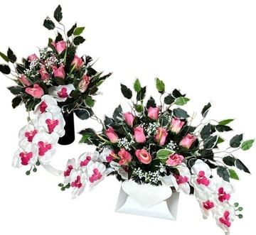 КРЕМОВЫЙ НАБОР МОГИЛА КОМПОЗИЦИЯ КЛАДБИЩЕ СЕРДЦЕ РОЗЫ ВИН БУКЕТ НАБОР