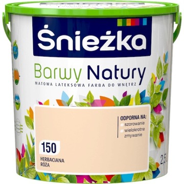 Farba do ścian Barwy Natury 2,5l 150 Herbaciana