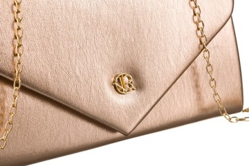 Rovicky damska torebka kopertówka z łańcuszkiem wizytowa stylowa piękna