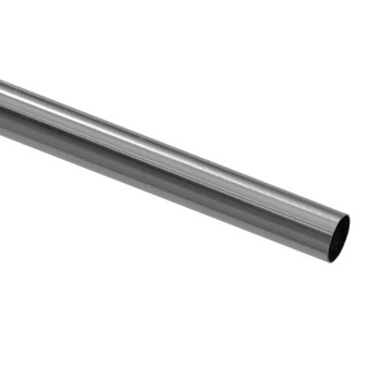 Rurka drążek metalowy karnisz 19mm nikiel 240cm