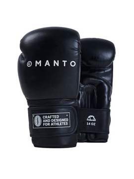 MANTO RĘKAWICE BOKSERSKIE IMPACT CZARNE 12 OZ