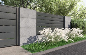 Блок заборный архитектурный бетонный для заборов 100х50х20