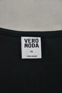 VERO MODA, ELEGANCKA TUNIKA, ZIELONA, r. XL