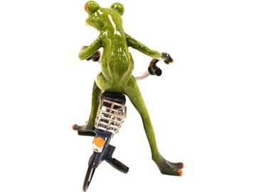 Декоративная статуэтка В ПОДАРОК ​​- Лягушка на велосипеде