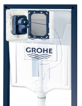 GROHE унитаз скрытого монтажа с кнопкой-чашей MATT BLACK SOLIDO RAPID BL