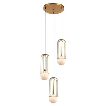 Italux Simon MDM-3938/3 GD lampa wisząca żyrandol