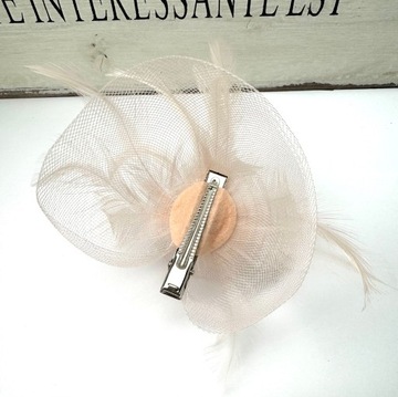 Fascynator na głowę KWIAT Stroik na głowę RÓŻOWY Lolita Accessories