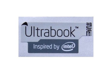 Naklejka Ultrabook Inspired by intel 30x13mm 102