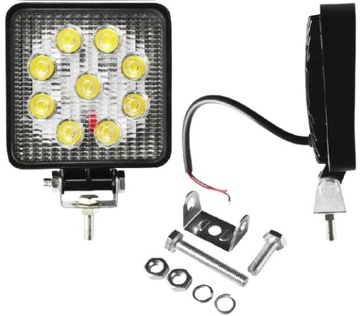 ПОИСК ГАЛОГЕННЫХ РАБОЧИХ ЛАМП 9-LED 12В-24В 27Вт