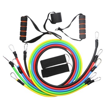 ZESTAW 5 GUM OPOROWYCH DO ĆWICZEŃ FITNESS WORKOUT BANDS TRENINGOWE 4-22,6kg