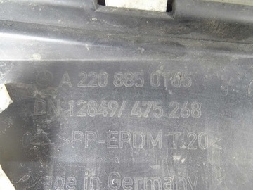 MERCEDES S TŘÍDA W220 NÁRAZNÍK PŘEDNÍ 744