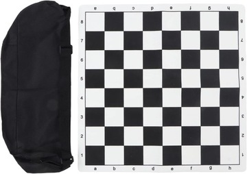 Двухцветный набор шахмат из полиуретана, 32 предмета, с шахматной доской. и сумки? вниз