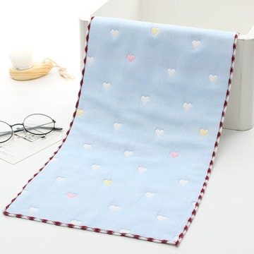 Czysty bawełniany sześciowarstwowy duży ręcznik z gazy 35 * 75 CM